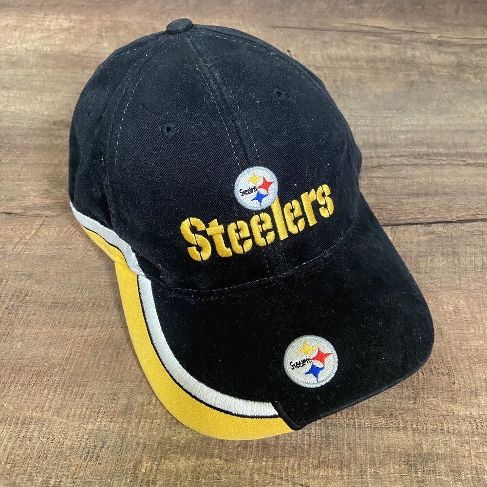 Pittsburgh Steelers Game Day Suede Strap Back Hat Adjustable Unisex NFL